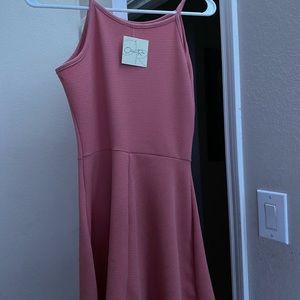 light pink dress